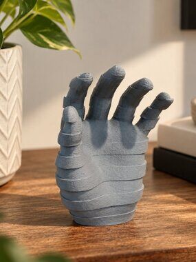Abstract Hand Sculpture, Modern Hand Decor, Sculptural Home Decor